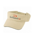 Polyester 6 Panel Visor w/ Fused Buckram Backing